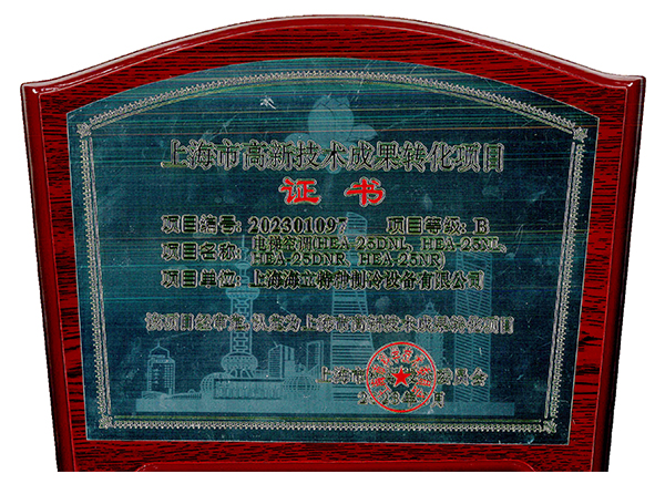 High-tech Transformation Project Certificate